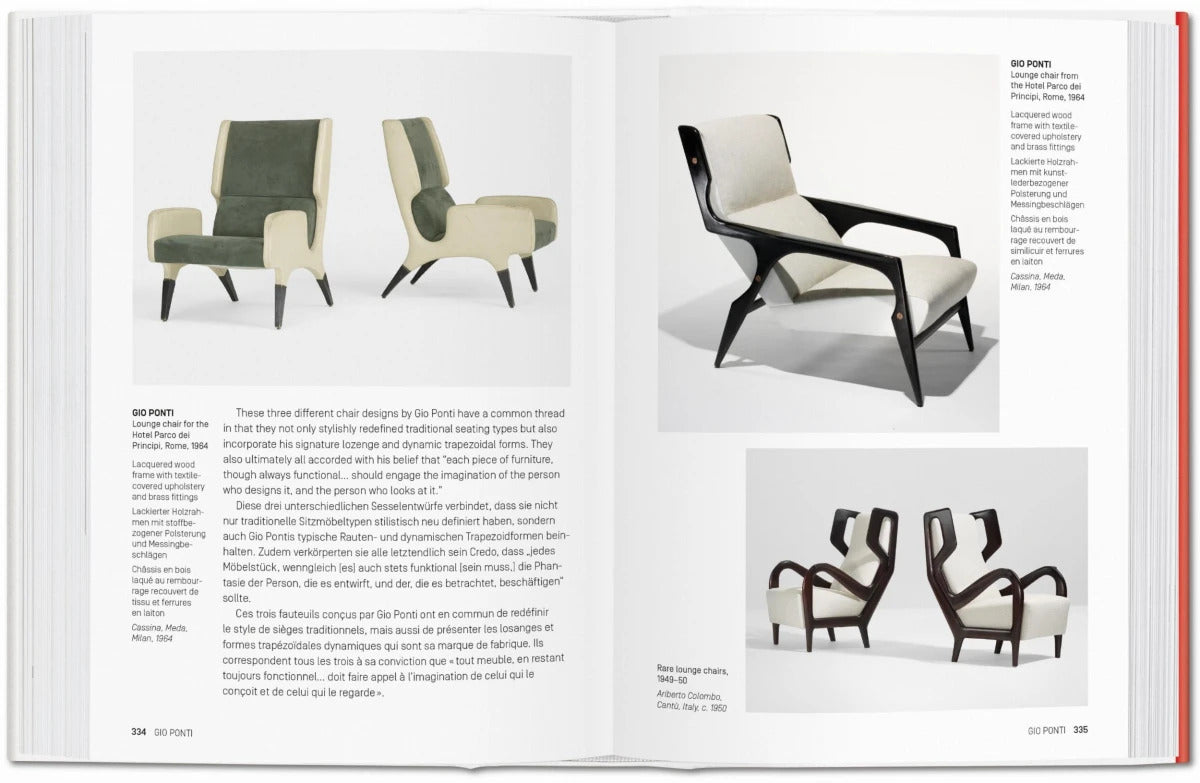 1000 chairs coffee table book open