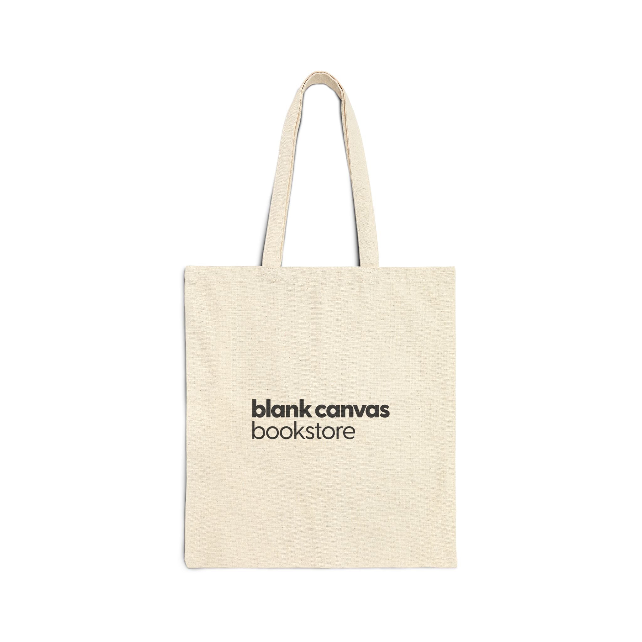 Blank Canvas Bookstore tote bag