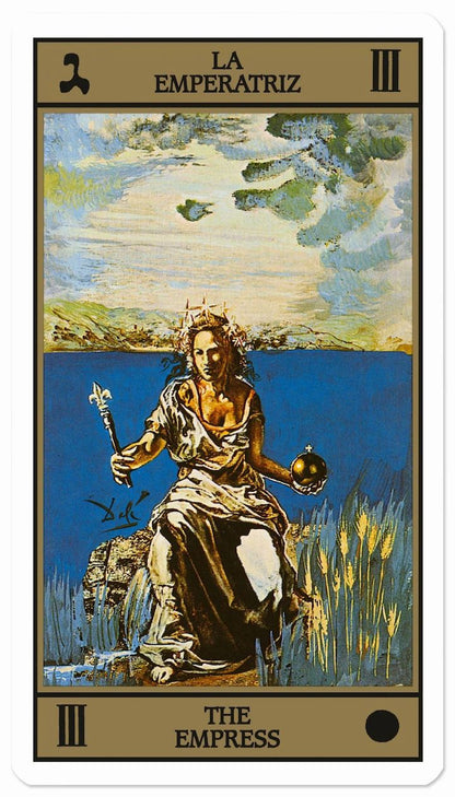 Dali tarot book empress card