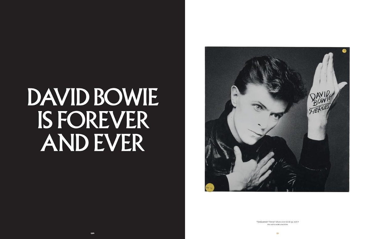 David bowie is book inside