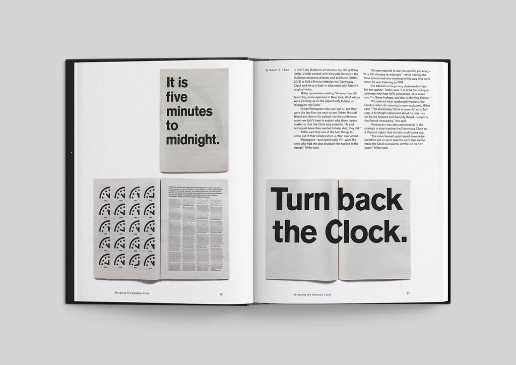 The Doomsday Clock at 75 book inside