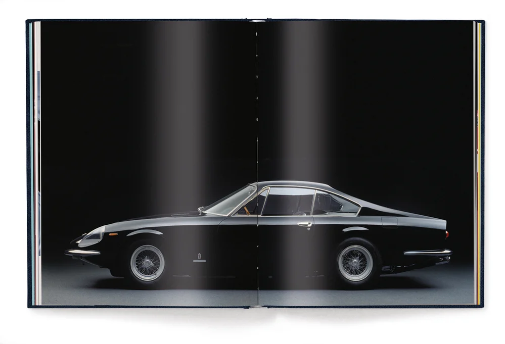 Ferrari book passion design inside