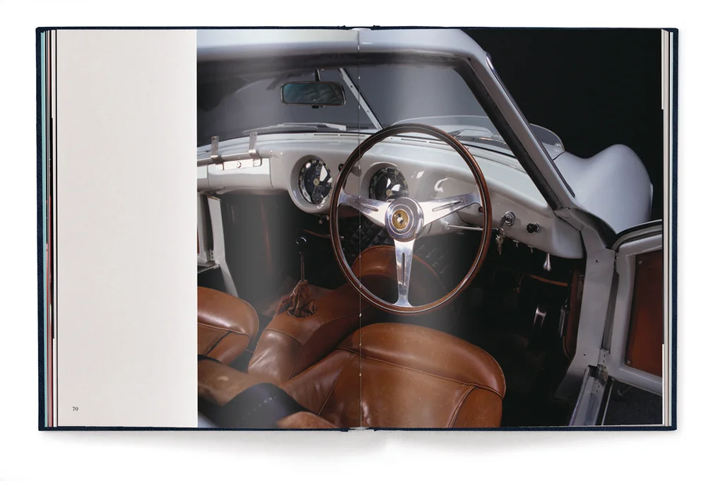 Ferrari book passion design inside