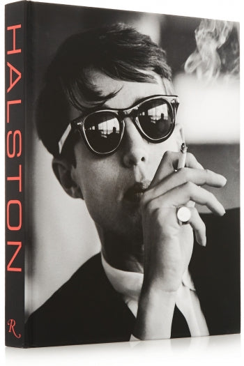 Halston book side