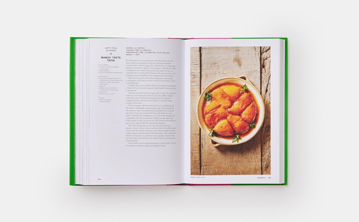 Mexican vegetarian cookbook inside