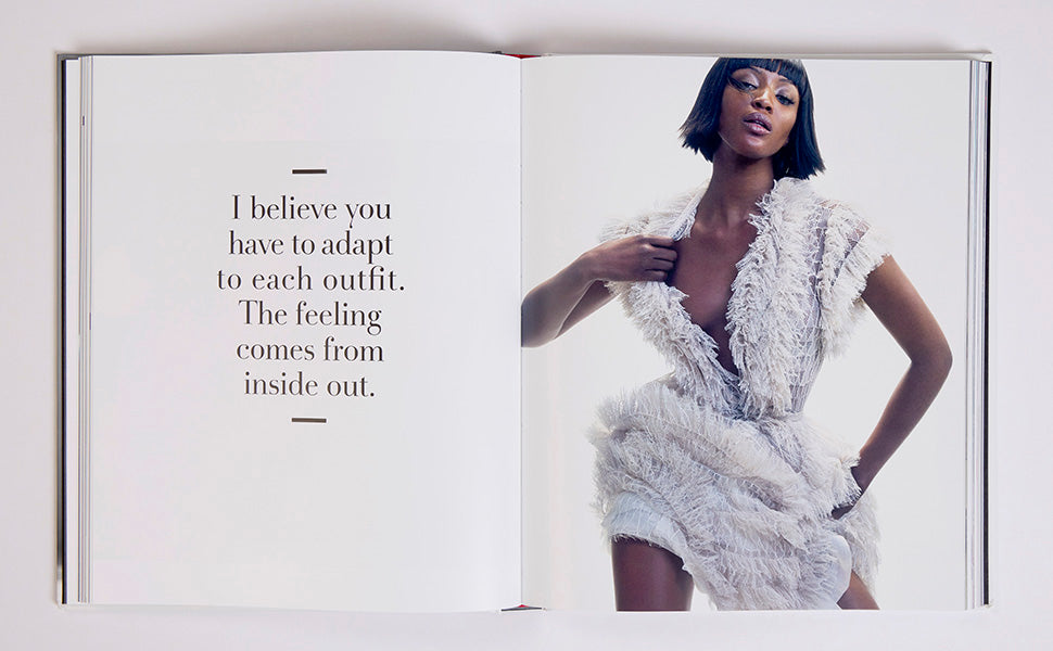 Naomi in fashion book inside