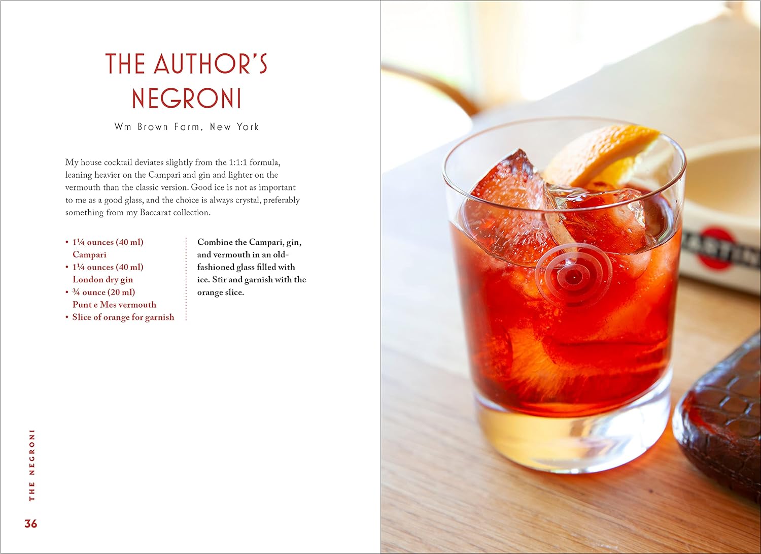 Negroni book inside