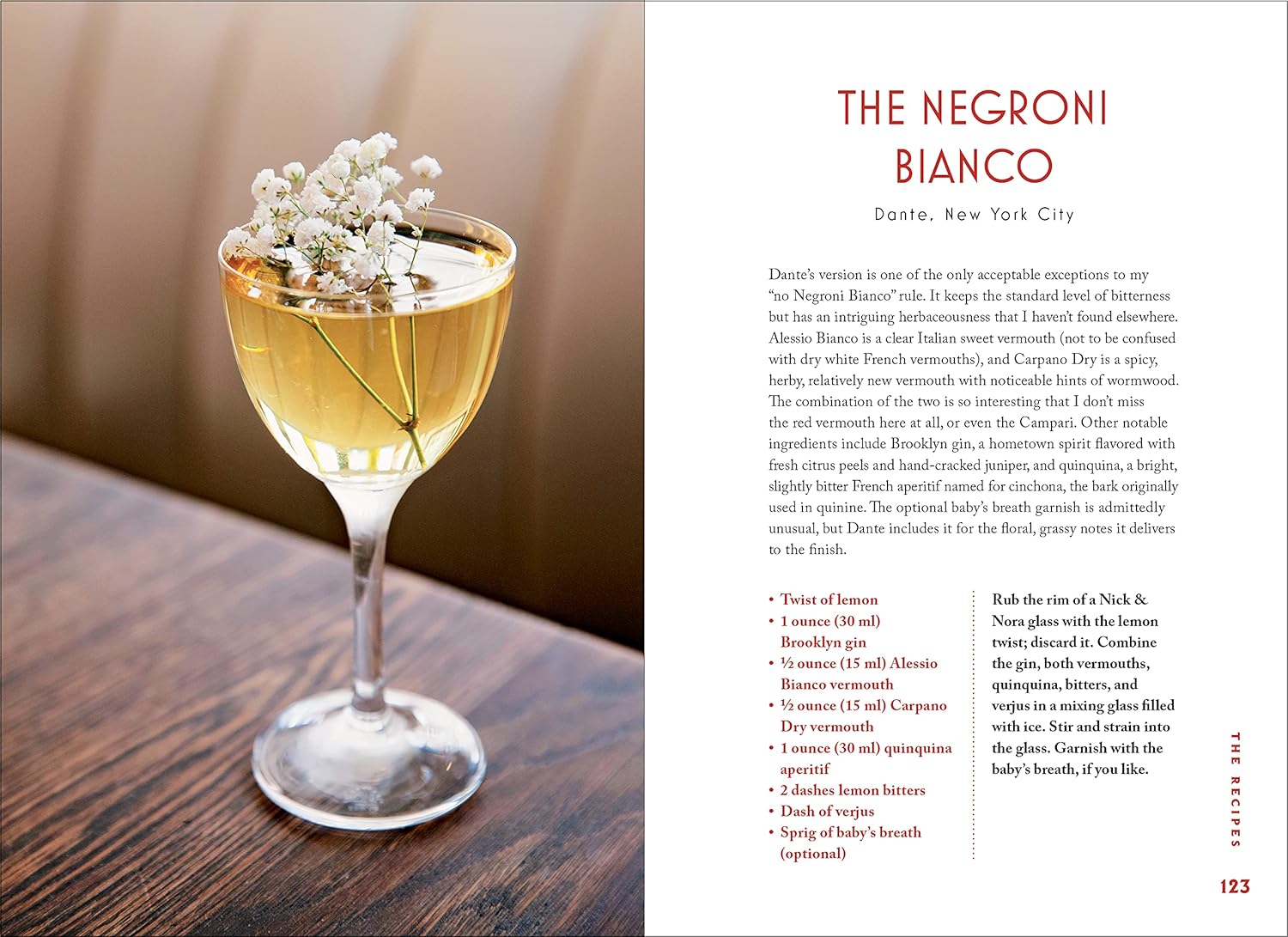 Negroni book inside