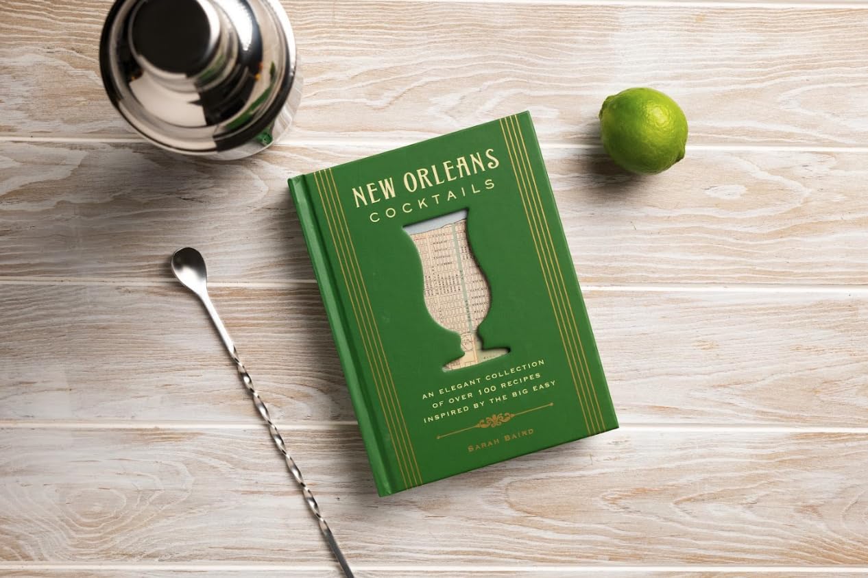 New orleans cocktails book flatlay