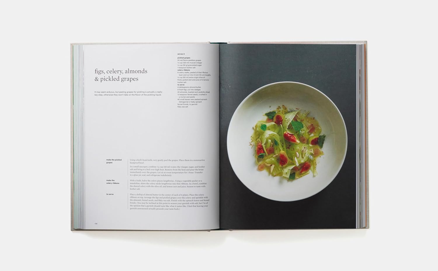 On vegetables book inside