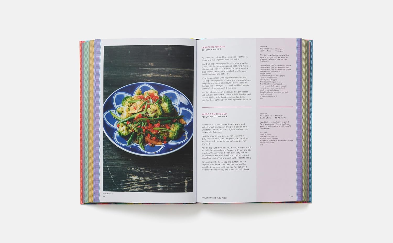 Peru cookbook inside