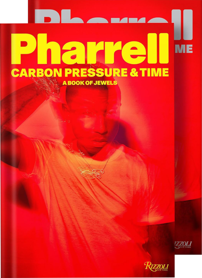 Pharrell: Carbon, Pressure & Time book covers