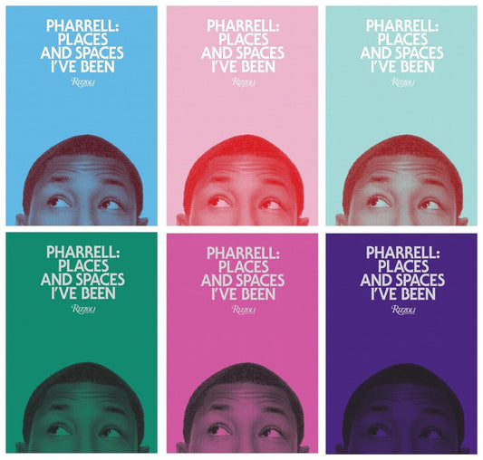 Pharrell: Places and Spaces I've Been book covers