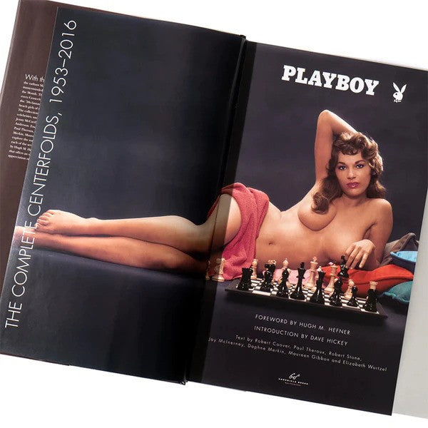 Playboy complete centerfolds book open