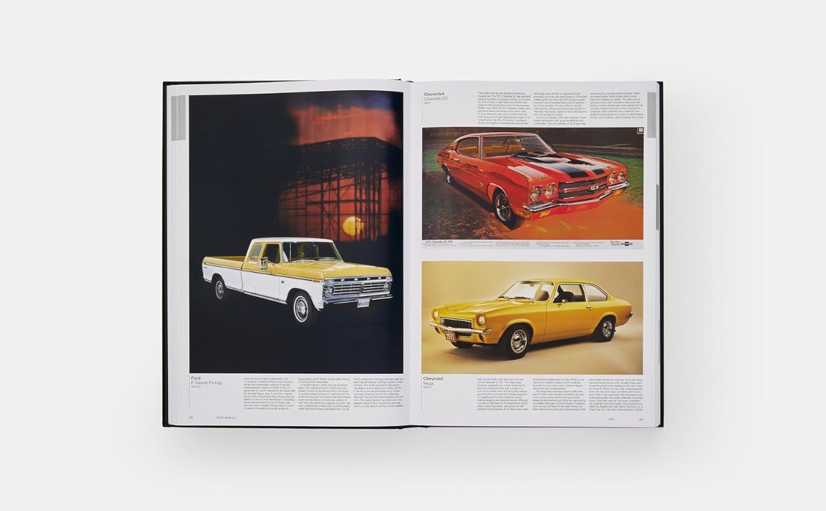 The atlas car design onyx edition book open