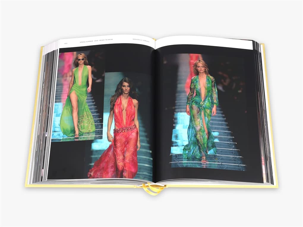 Versace catwalk book inside