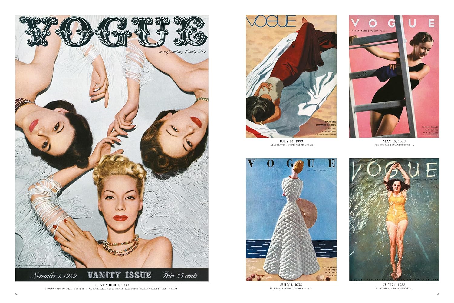 Vogue covers book inside