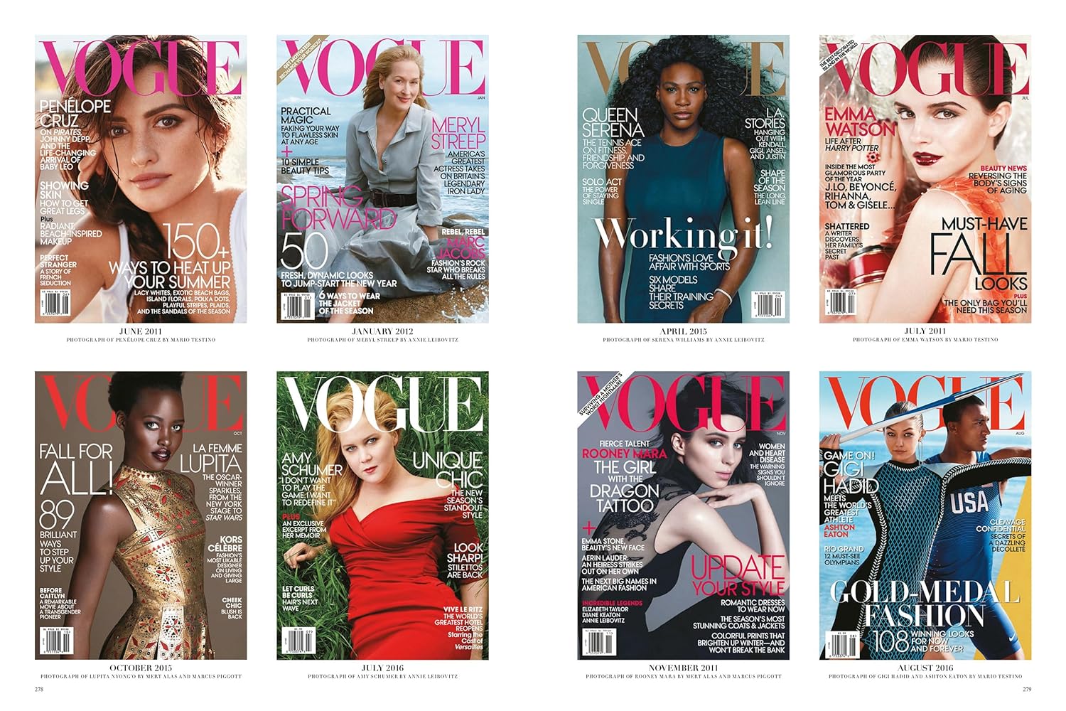 Vogue covers book inside