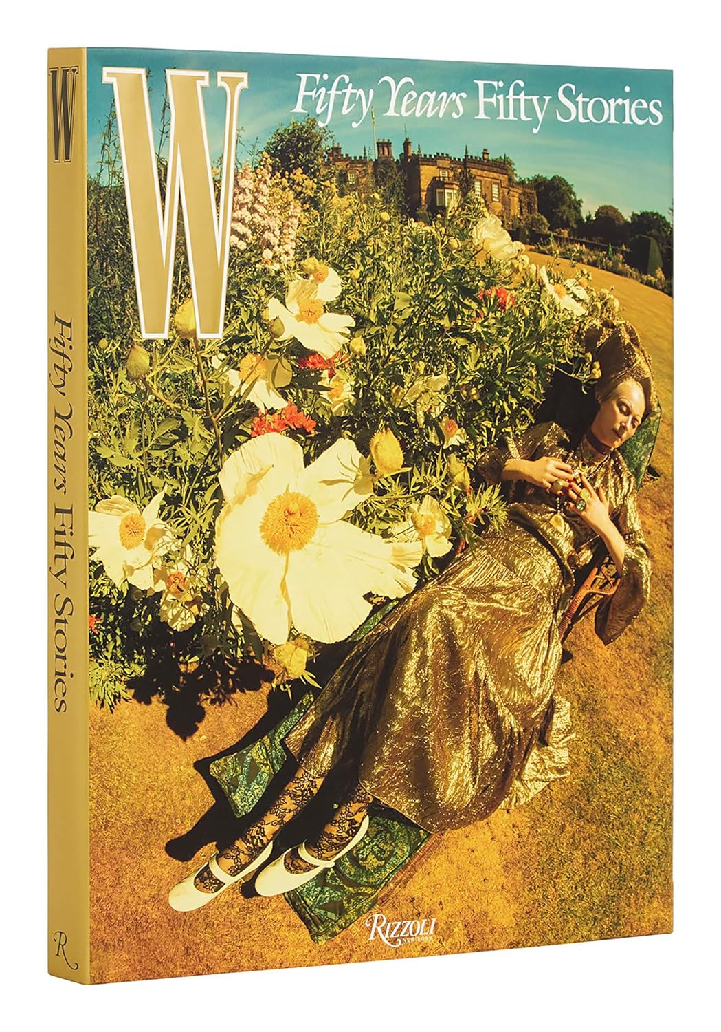 W magazine 50 years book side