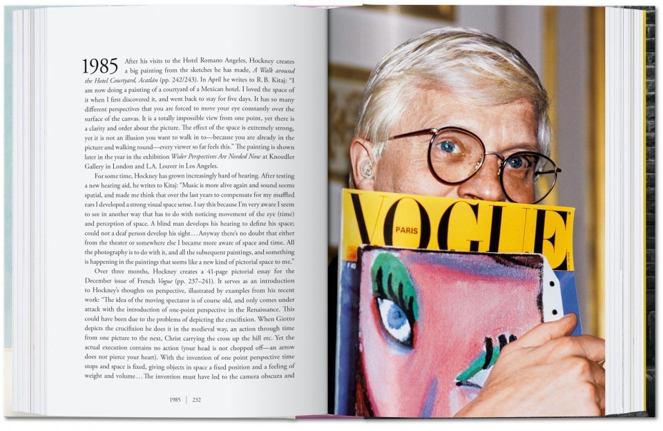 Hockney book open